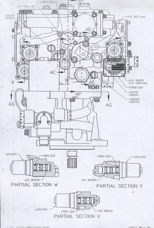 Pratt  amp Whitney  Type 206 Fuel Metering Unit    FMU   
